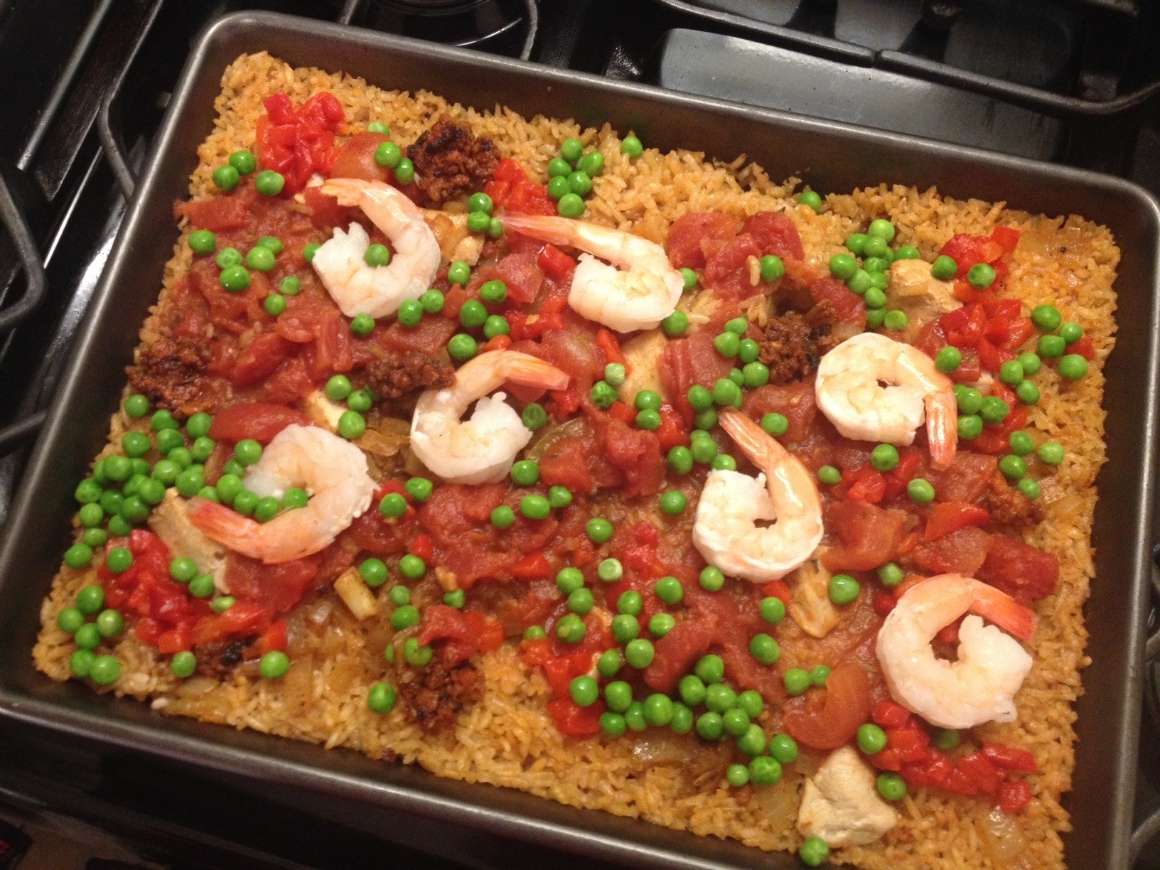 Simple Sheet Pan Paella